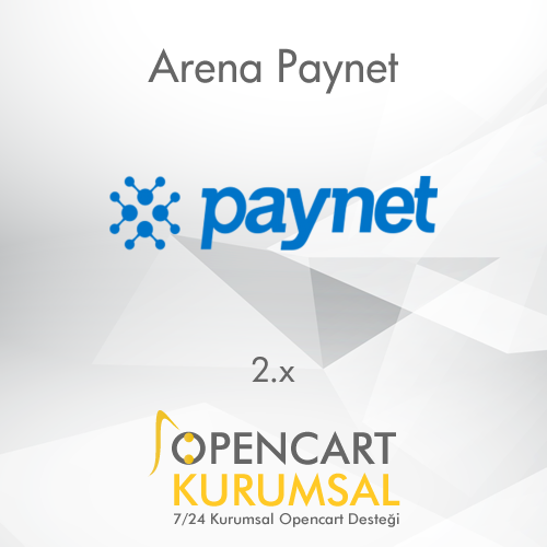 Opencart Arena Paynet Sanal Pos Entegrasyonu