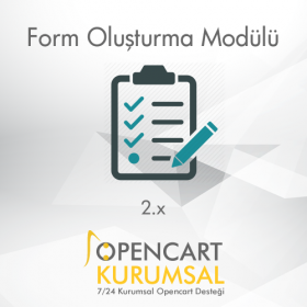 Opencart Form Oluşturma Modülü