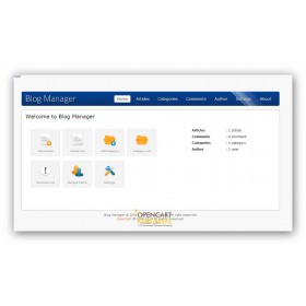 Opencart Blog Eklentisi (Blog Manager)