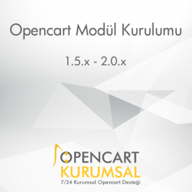 Opencart Ücretsiz Modül Kurulumu