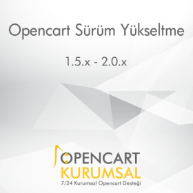 Opencart Sürüm Yükseltme - Upgrade