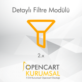 Opencart 2.x Detaylı Filtre Modülü