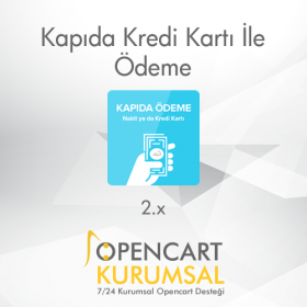 Opencart Kapıda Kredi Kartı İle Ödeme Modülü