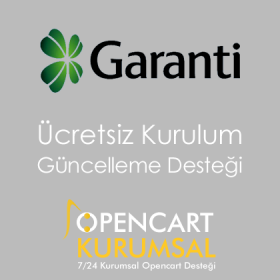 Opencart Garanti Bankası Sanal Pos Modülü