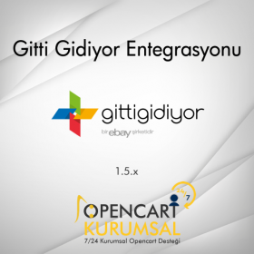 Opencart Gitti Gidiyor Api Entegrasyonu 1.5.x