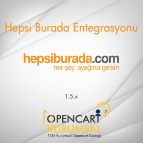 Opencart Hepsi Burada Entegrasyonu 1.5.x