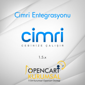 Opencart Cimri Entegrasyonu 1.5.x