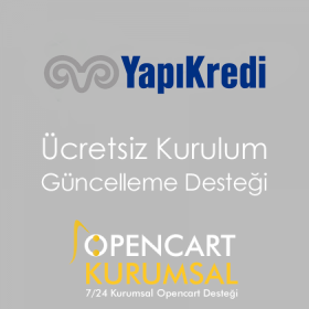 Opencart Yapı Kredi Bankası Sanal Pos Modülü