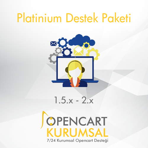 Opencart Platinium Destek Paketi / Aylık