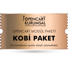 Opencart Kobi Modül Paketi