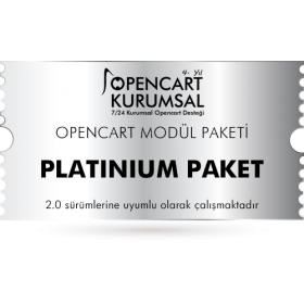 Opencart Platinium Modül Paketi