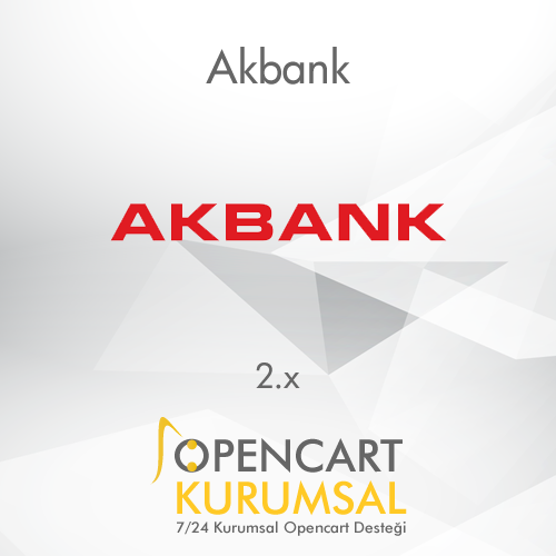 Opencart Akbank Ödeme Entegrasyonu